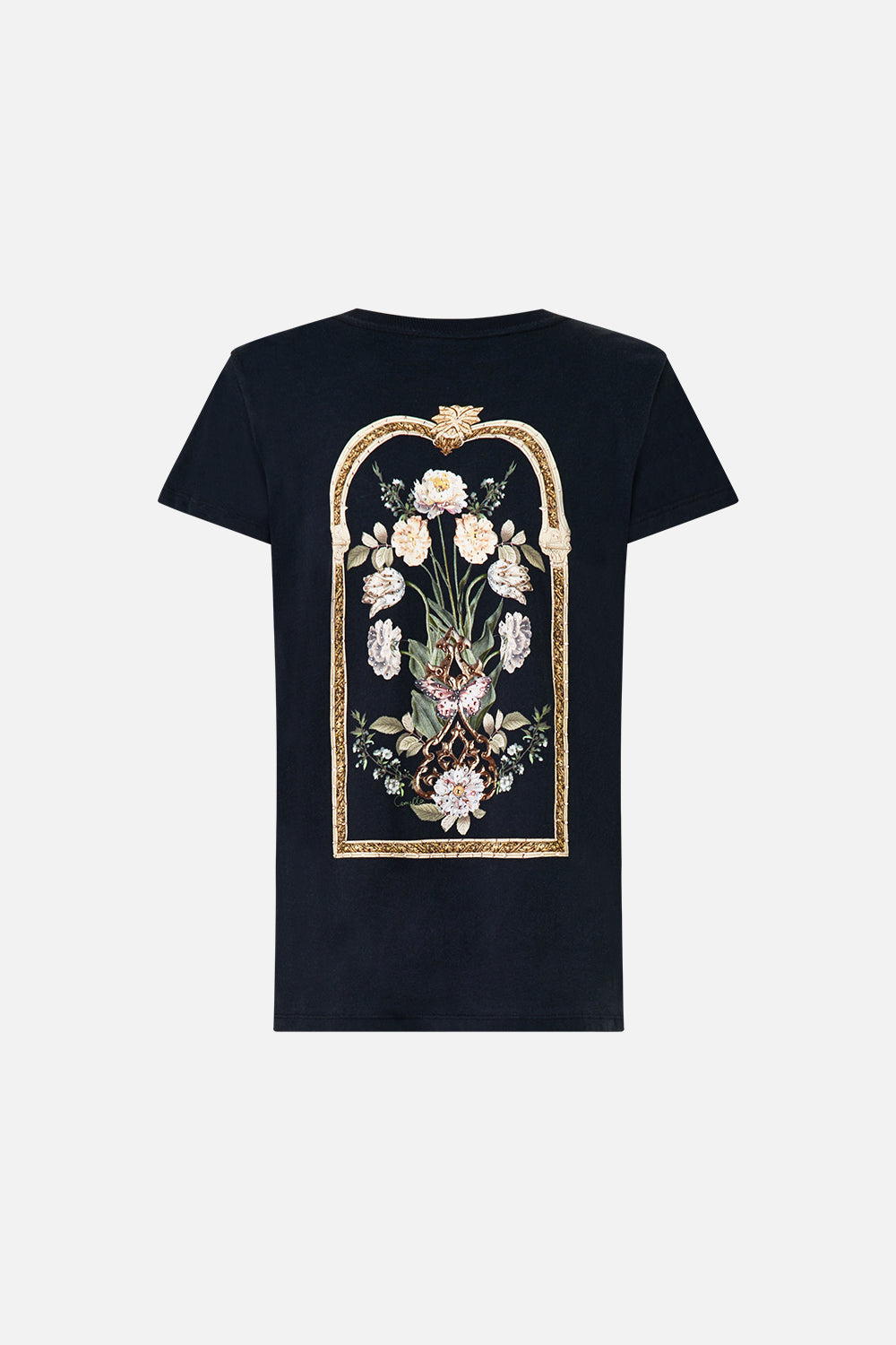 CAMISETA CUELLO REDONDO CORTE AJUSTADO ELEGANCIA OTOMANA