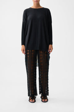 LONG SLEEVE JUMPER WITH PRINT BACK SONG OF THE SOLSTICE