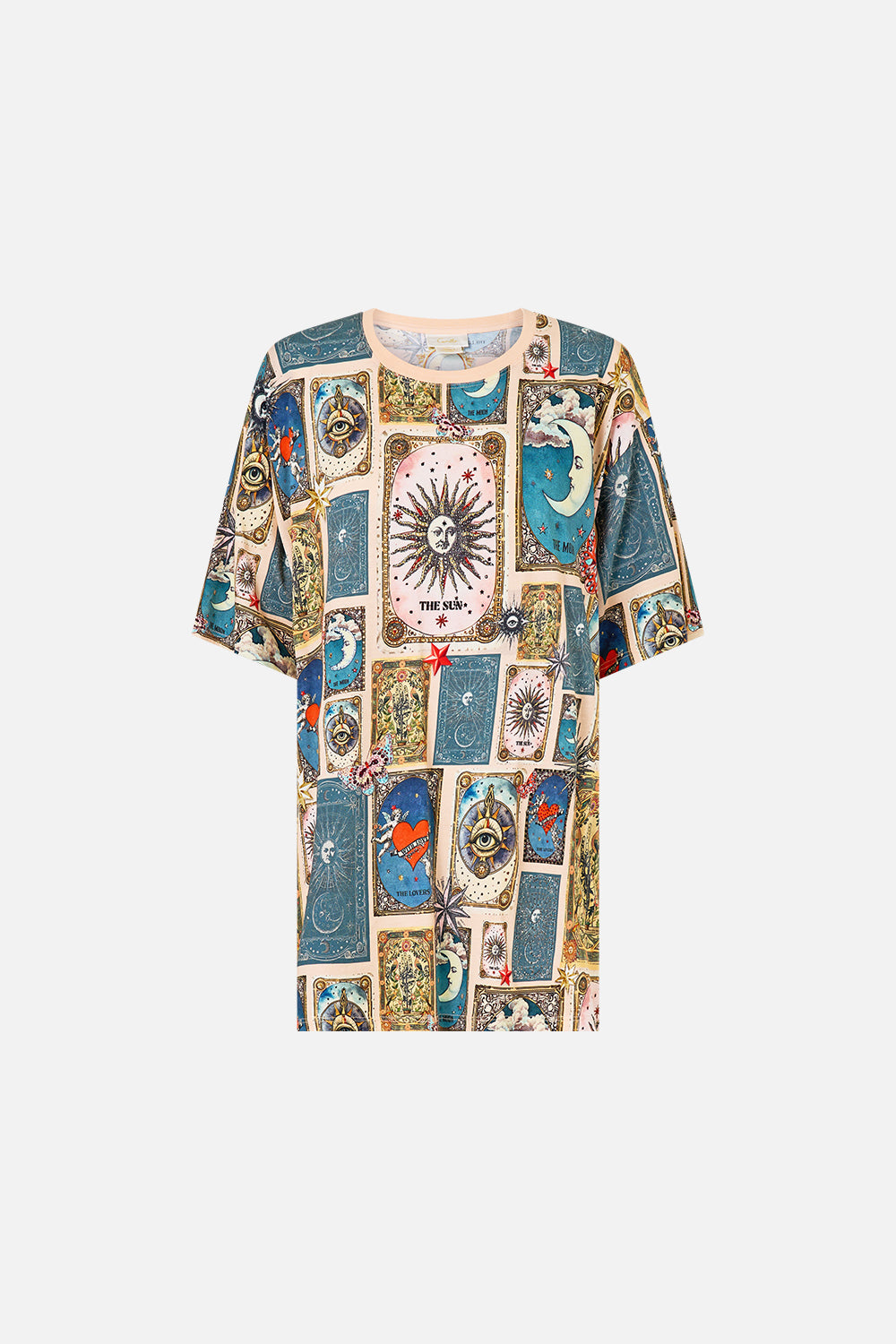 CAMISETA OVERSIZED DE BANDA MY LUCKY STARS