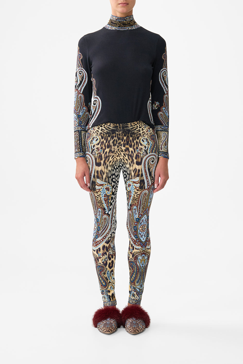 The CAMILLA leggings from our print Istanbul animalia
