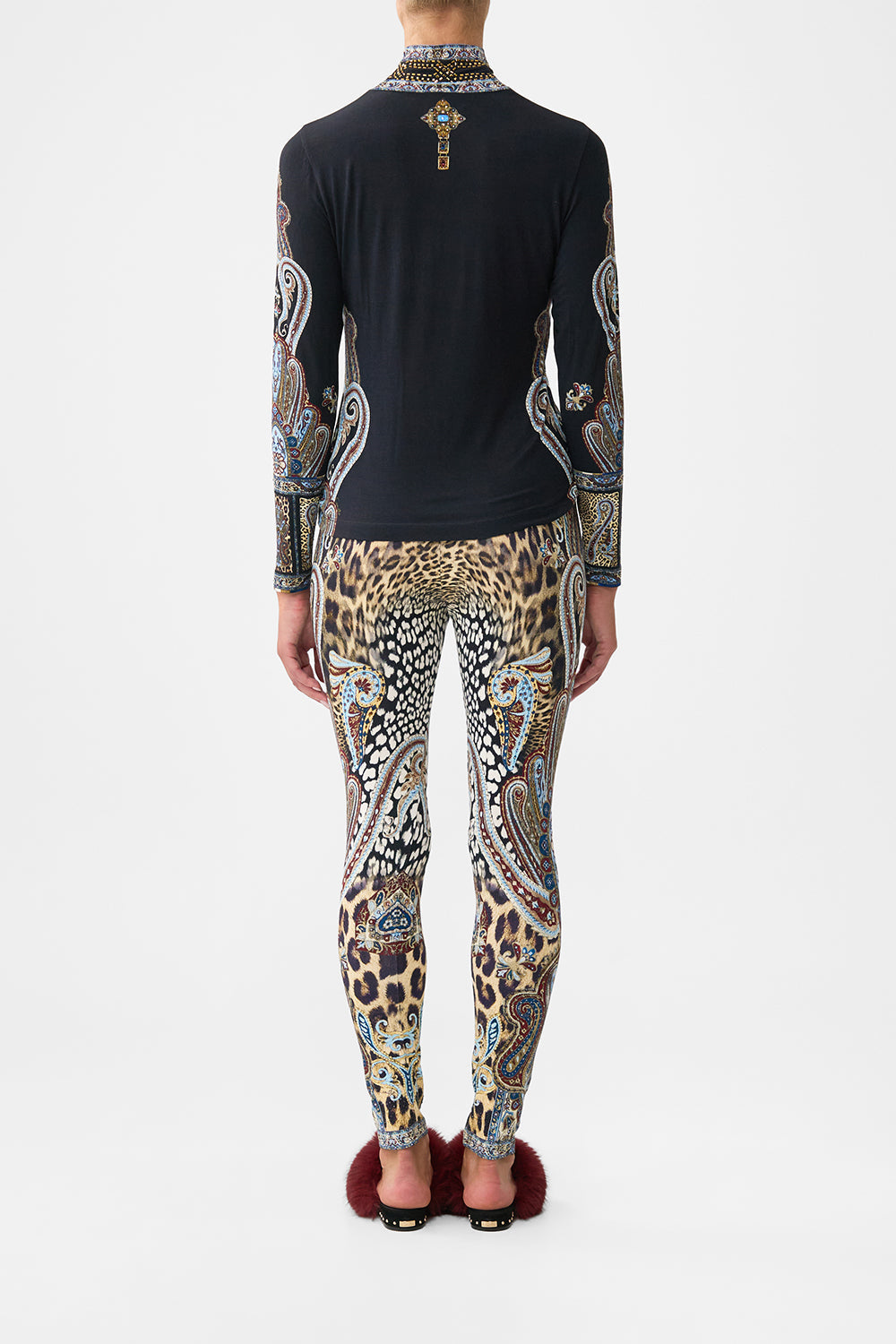 The CAMILLA leggings from our print Istanbul animalia