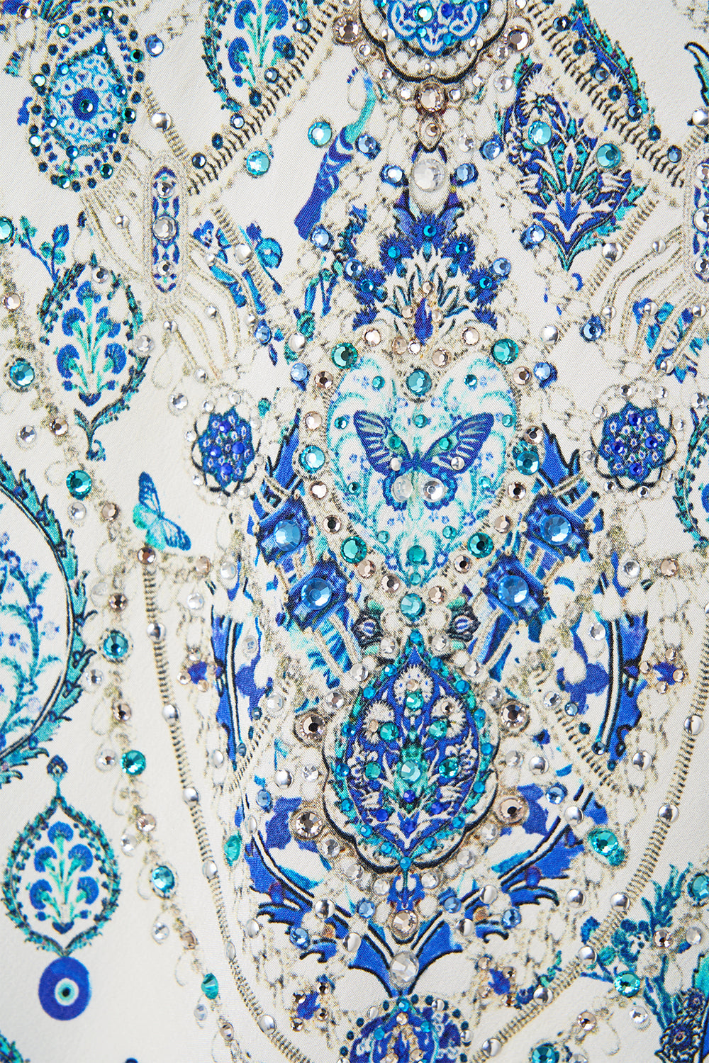 The CAMILLA v-neck bias cami from our print Isnik lullaby