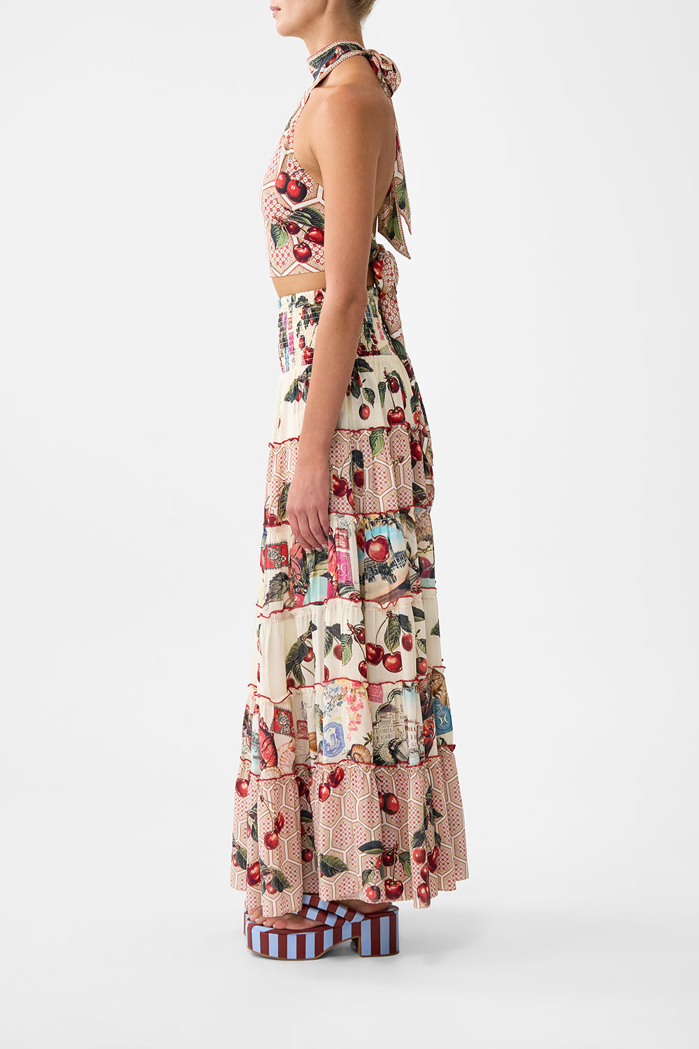 HALTER TIE BACK TOP NOTES FROM THE ROAD