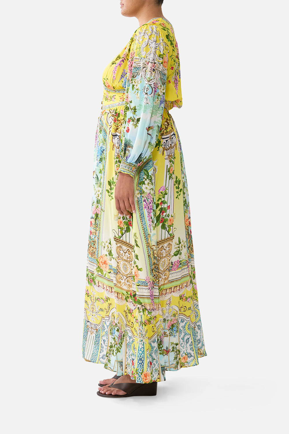 VESTIDO ABOTONADO CON CINTURILLA AJUSTADA CUENTOS DEL PALACIO DE TOPKAPI