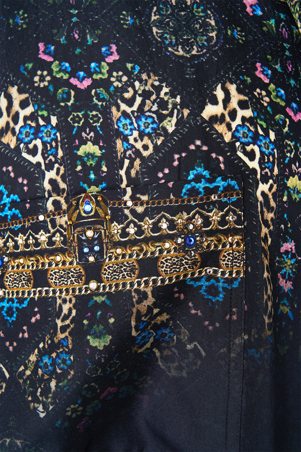 The CAMILLA oversized pocket tunic from our print song of the solstice