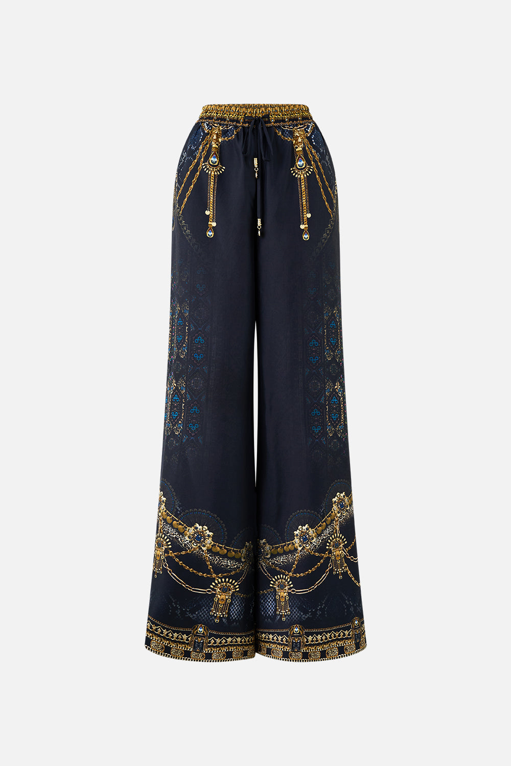 The CAMILLA LOUNGE PANT SONG OF THE SOLSTICE in our  print.