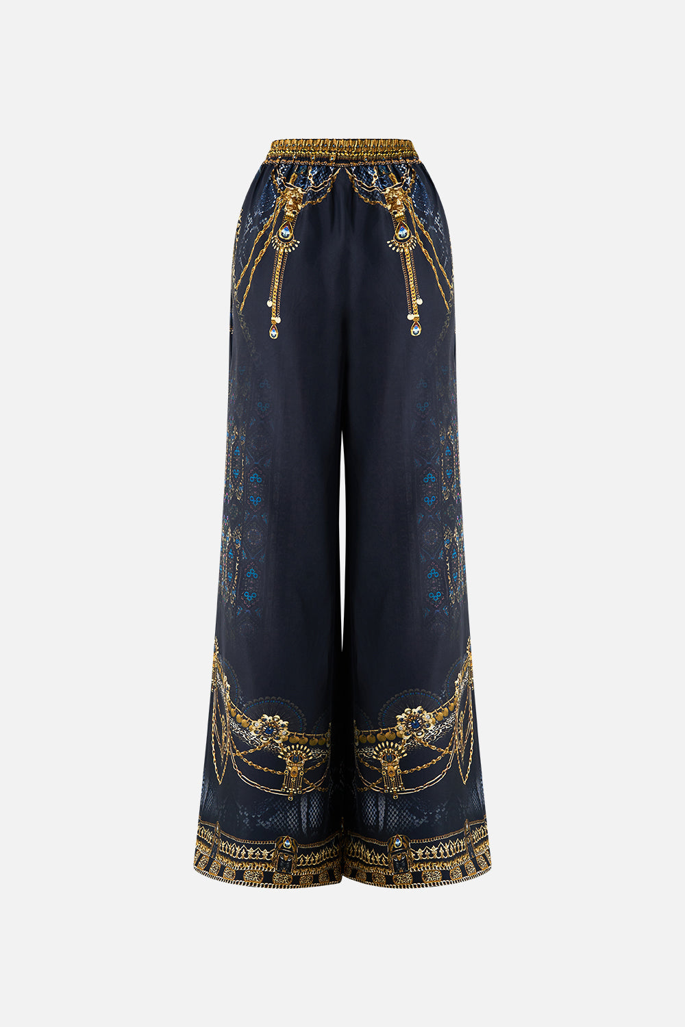 The CAMILLA LOUNGE PANT SONG OF THE SOLSTICE in our  print.
