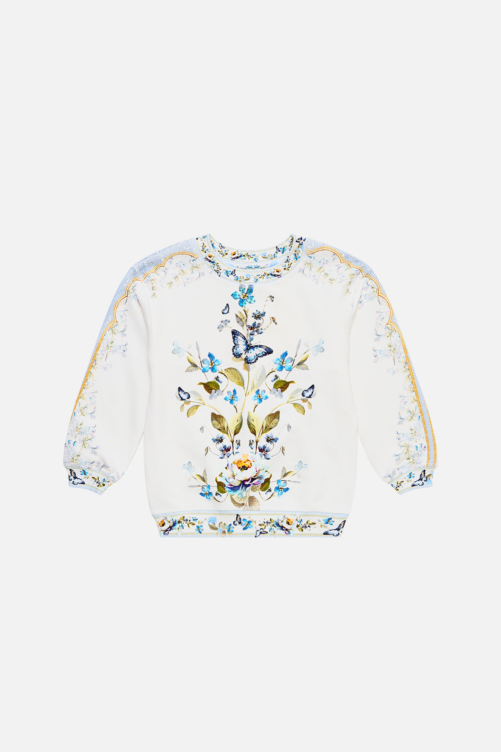 SUDADERA CUELLO REDONDO RELAXED PARA NIÑO BOTANICAL BALLADS
