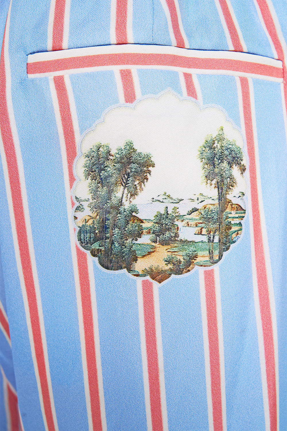 LOUNGE PANT WITH ELASTIC WAIST BOTANICAL BALLADS