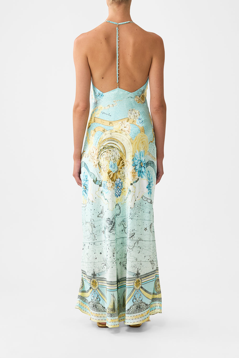 My Lucky Stars Halter Chain Slip Dress CAMILLA US – CAMILLA