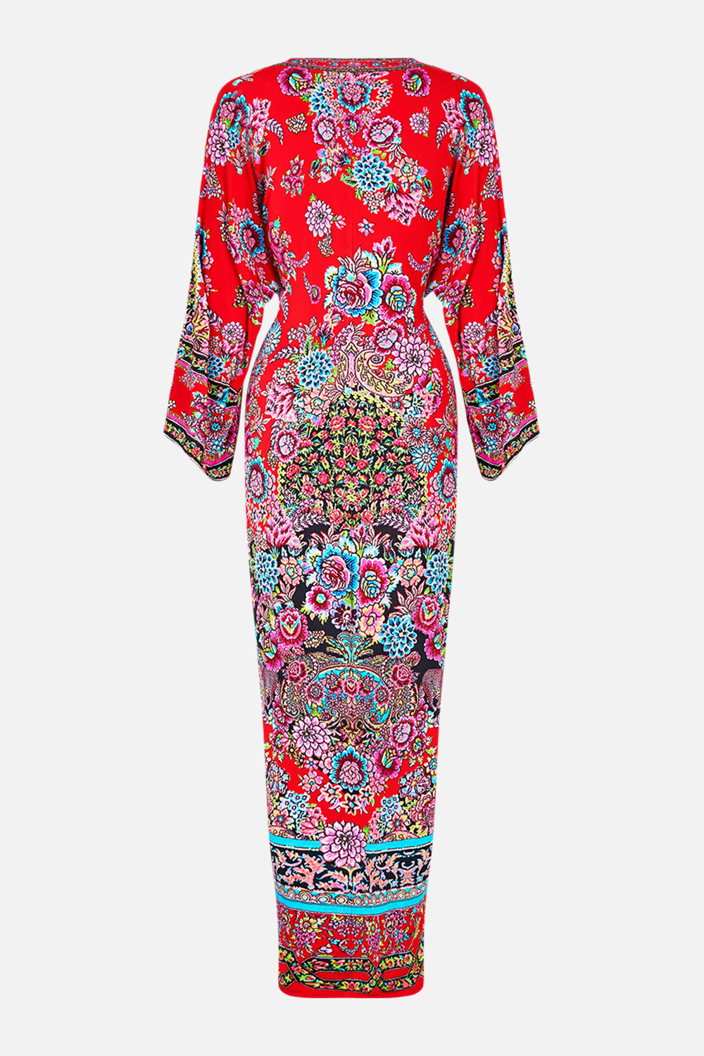 LONG SPLIT FRONT TWIST DRESS ARTISANS OF ANATOLIA