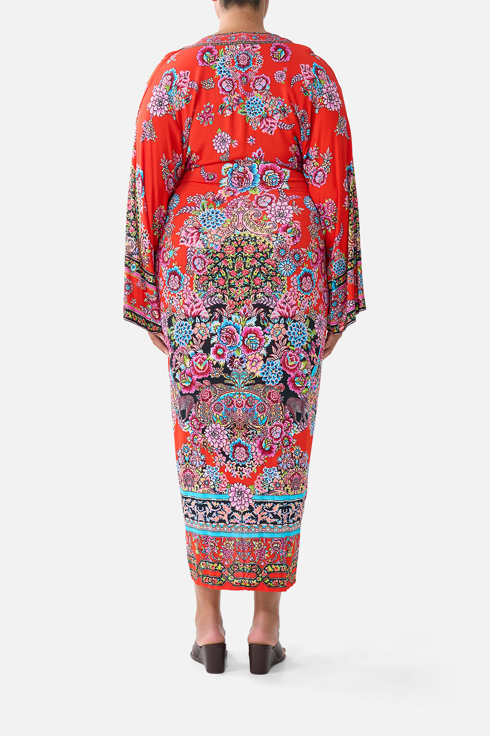 LONG SPLIT FRONT TWIST DRESS ARTISANS OF ANATOLIA