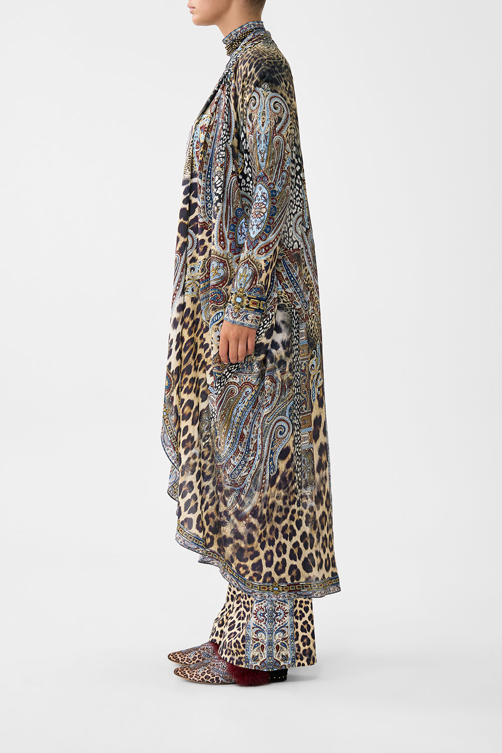 LONG CASUAL JACKET WITH POCKETS ISTANBUL ANIMALIA