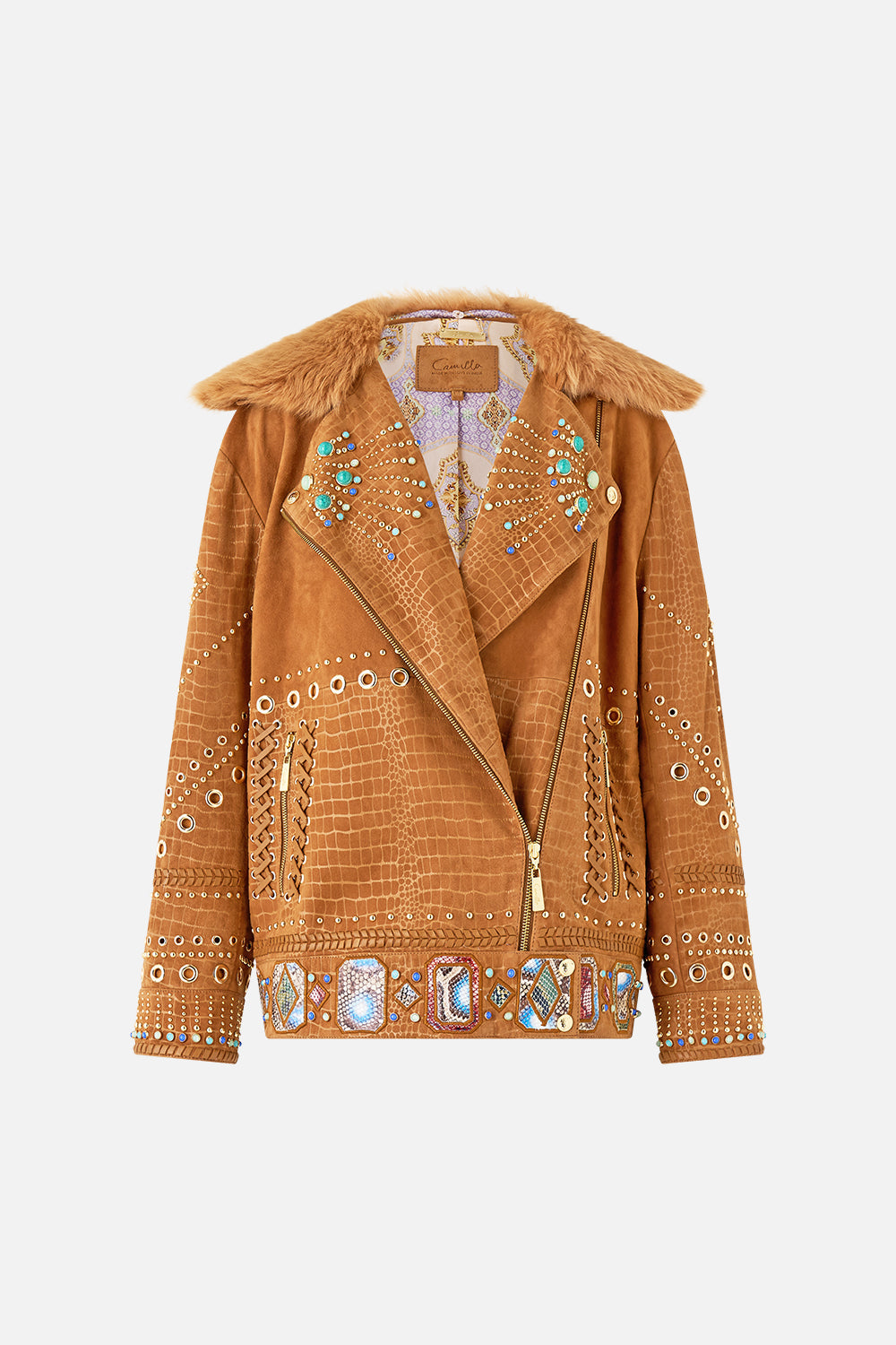 OVERSIZED LEATHER BIKER JACKET EAST OF ISTANBUL