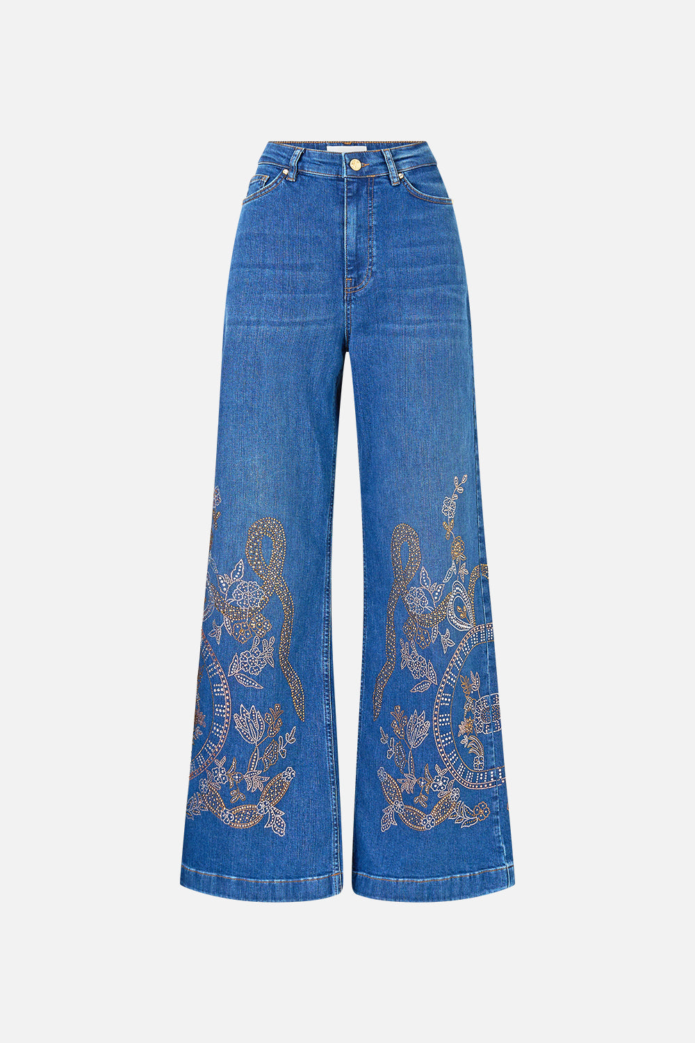 The Denim Jenna Ace Of Lace High Waisted Flare | CAMILLA US – CAMILLA