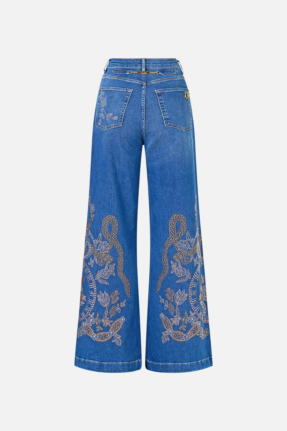 The Denim Jenna Ace Of Lace High Waisted Flare | CAMILLA US – CAMILLA