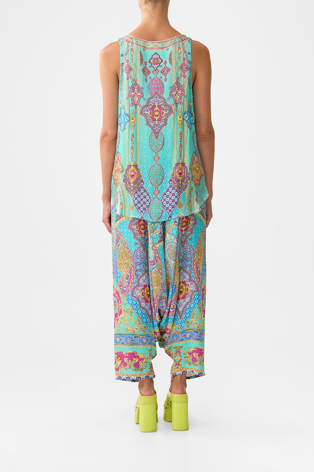 TANK TOP WITH STRAP BEAD DETAIL THE CONCUBINES CORRIDOR