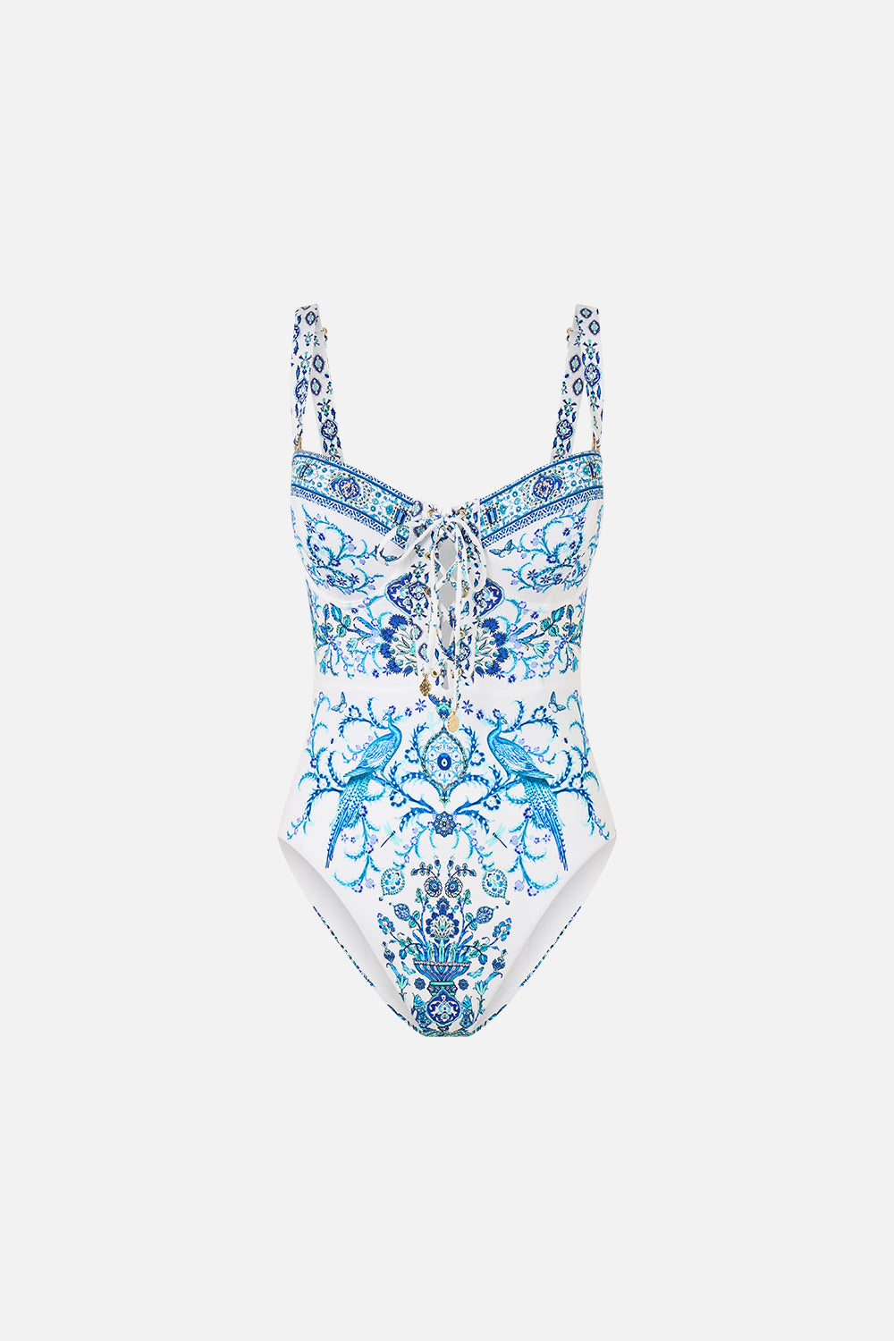 BAÑADOR MOLDEADOR ISNIK LULLABY CON ARO Y LAZADA