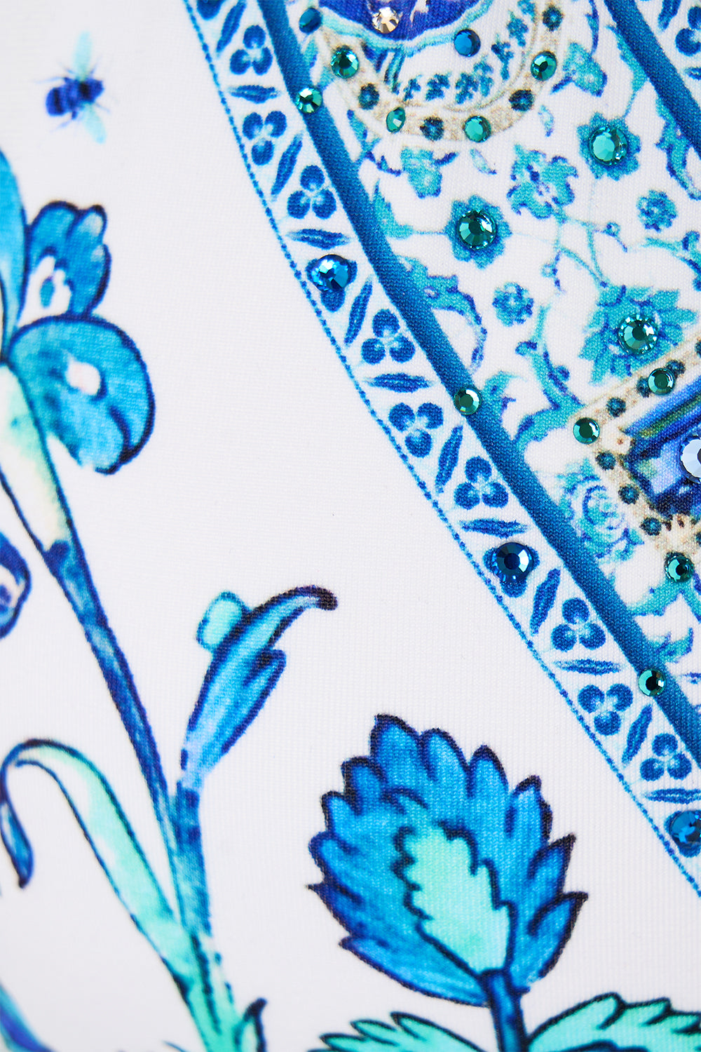 TRIANGLE BIKINI SET WITH TIE SIDES AND RING TRIMS ISNIK LULLABY