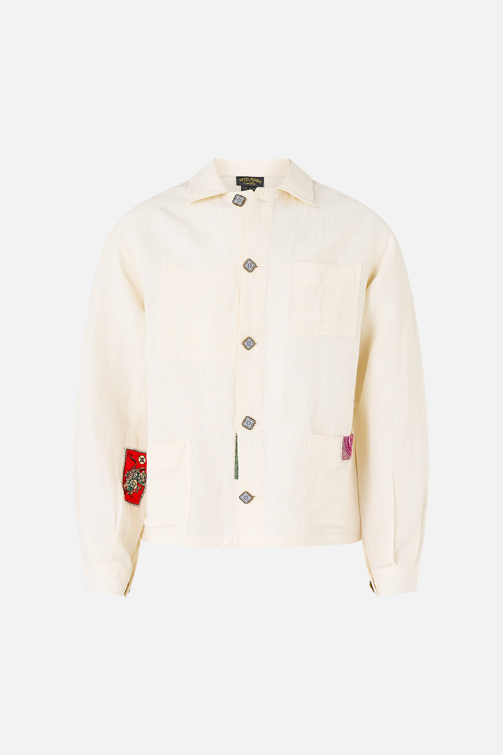 CHAQUETA DE TRABAJO ADORNADA NOTAS DE LA CARRETERA