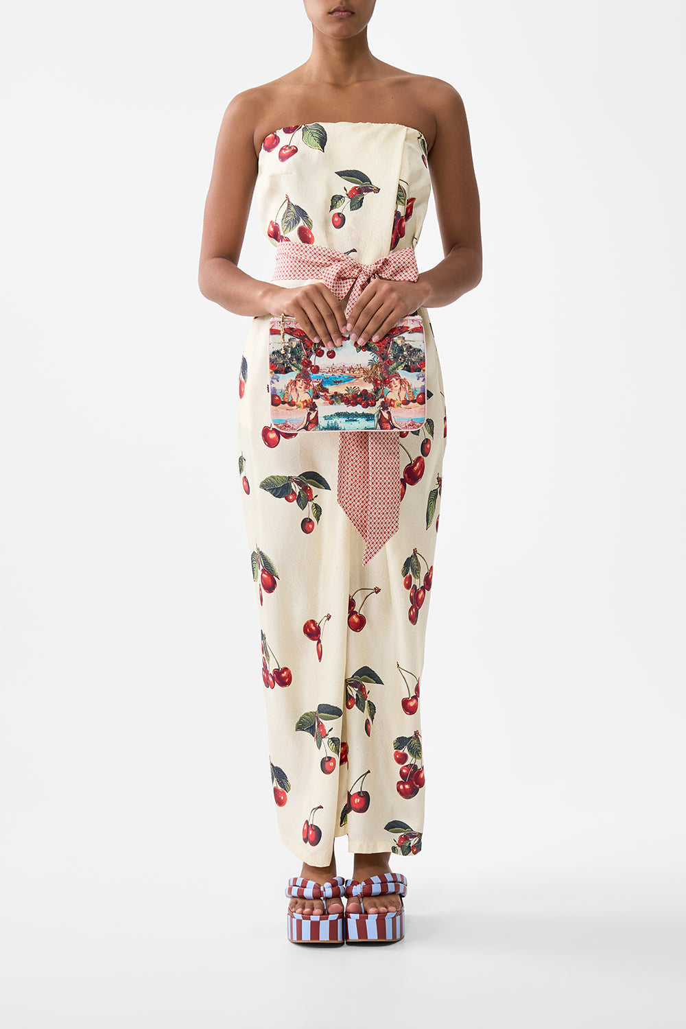 SMALL CANVAS CLUTCH NOTES FROM THE ROAD