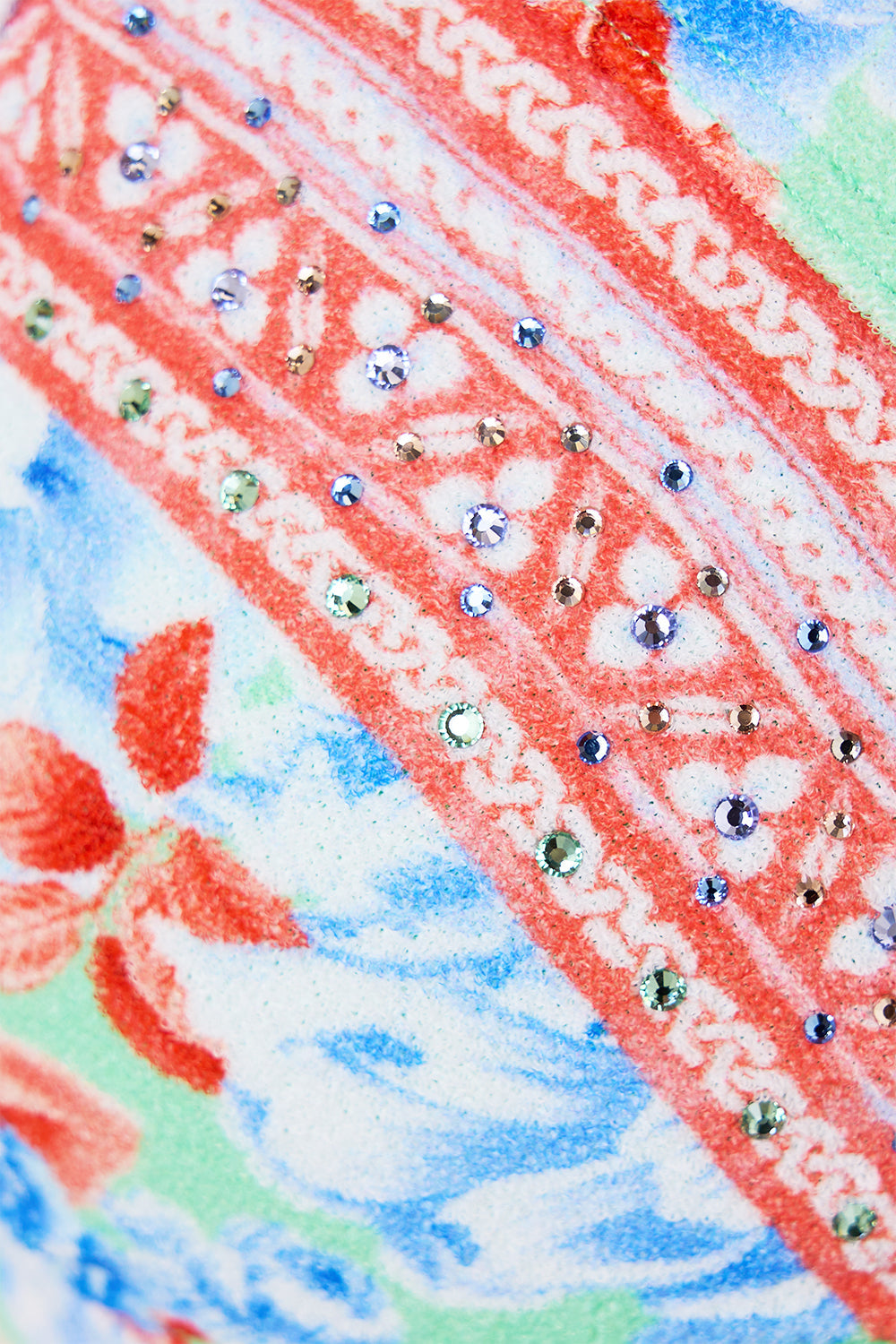 TRI BIKINI TOP WITH KNOT FRONT TOPKAPI POP