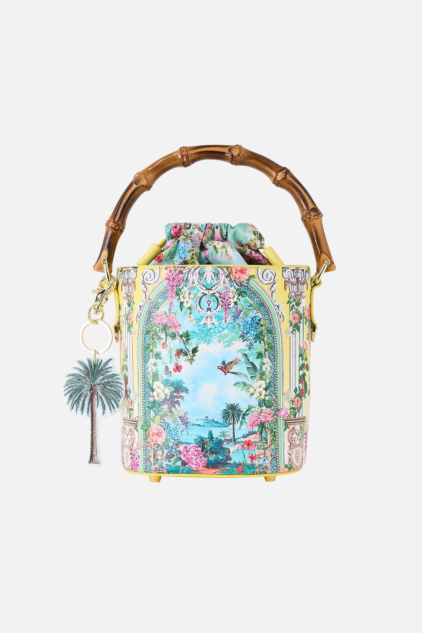 BOLSO CUBO CON CORDÓN AJUSTABLE Y LLAVERO CUENTOS DEL PALACIO DE TOPKAPI