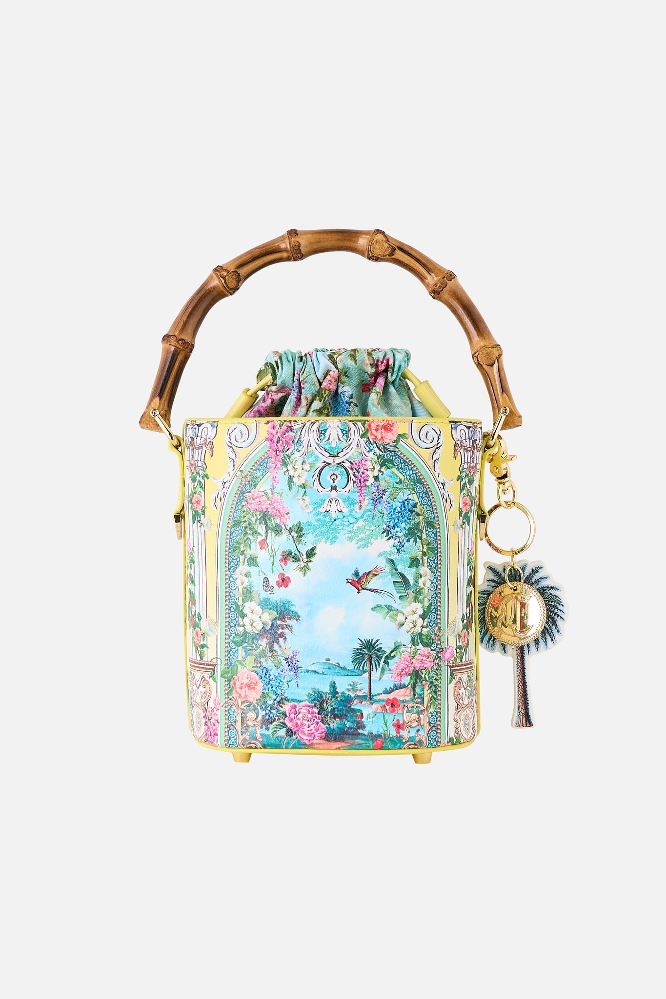 BOLSO CUBO CON CORDÓN AJUSTABLE Y LLAVERO CUENTOS DEL PALACIO DE TOPKAPI