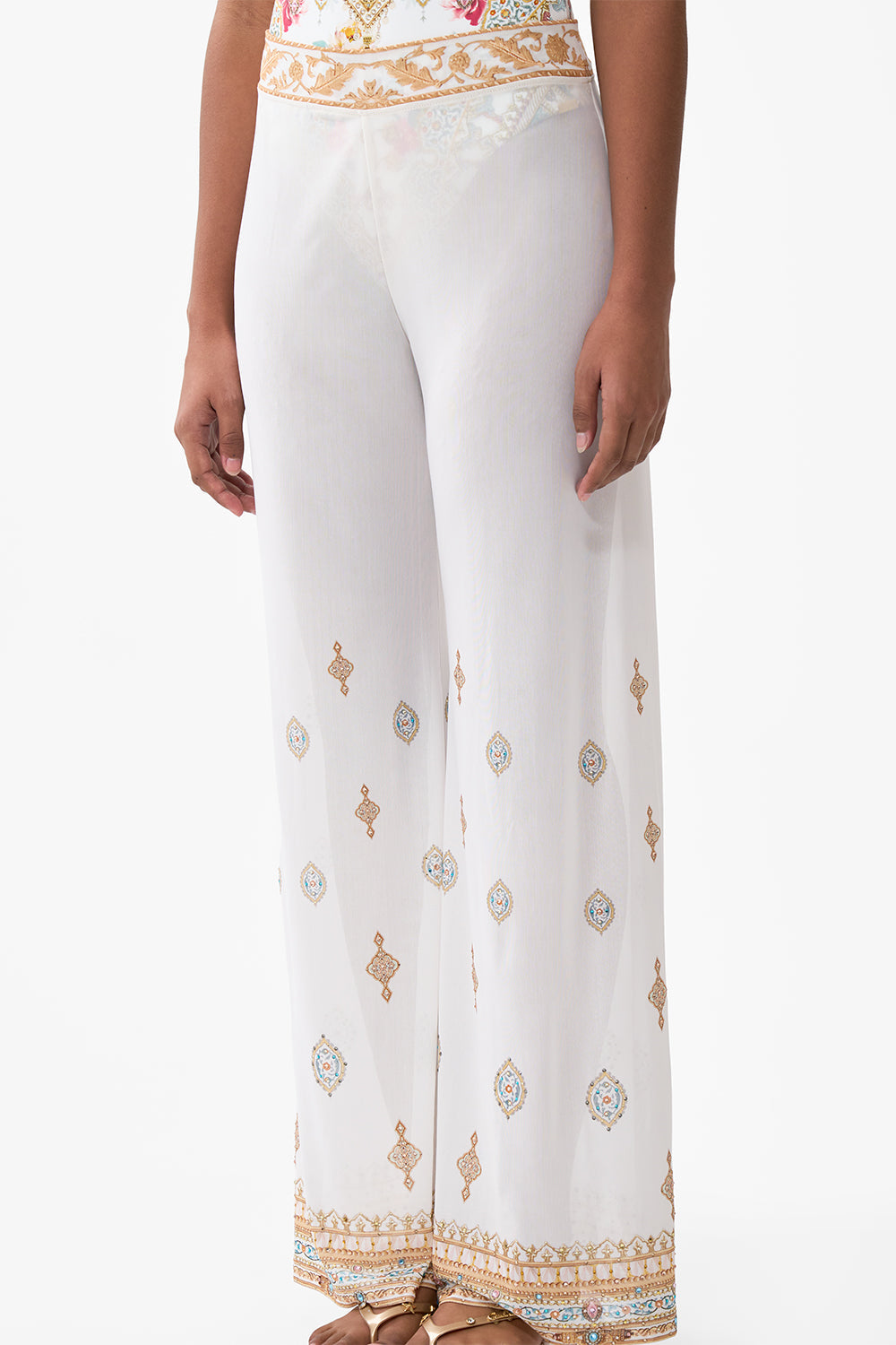 PANTALÓN DE PLAYA RECTO DE MALLA DINASTÍA OTOMANA