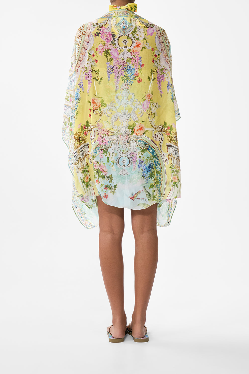 The CAMILLA silk chiffon shrug from our print tales of Topkapi palace