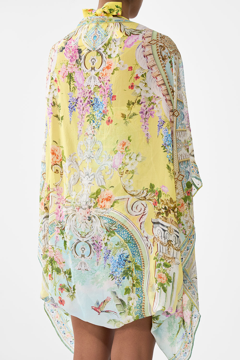 The CAMILLA silk chiffon shrug from our print tales of Topkapi palace