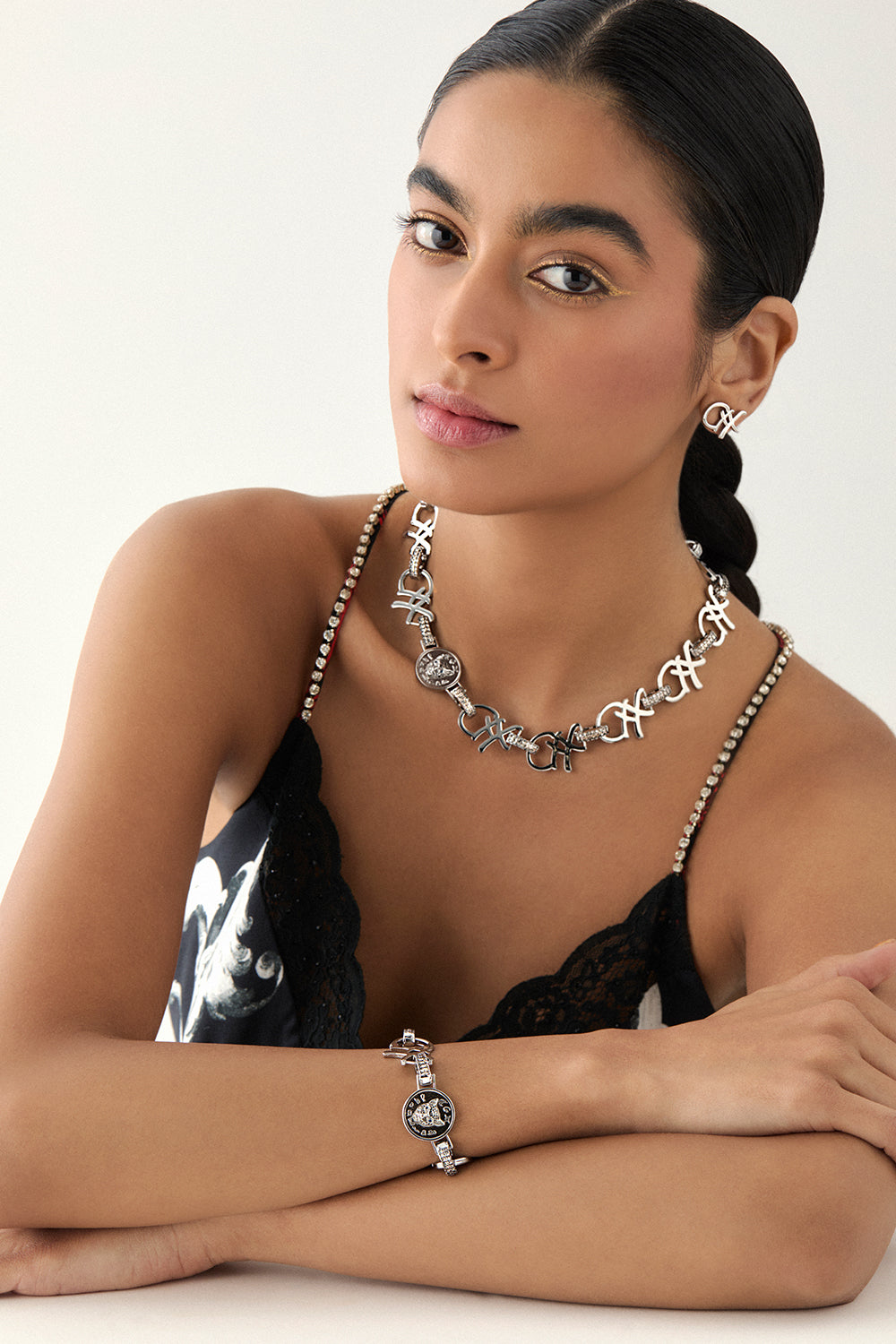 COLLAR MONEDA FOLCLORE AUDAZ PLATA