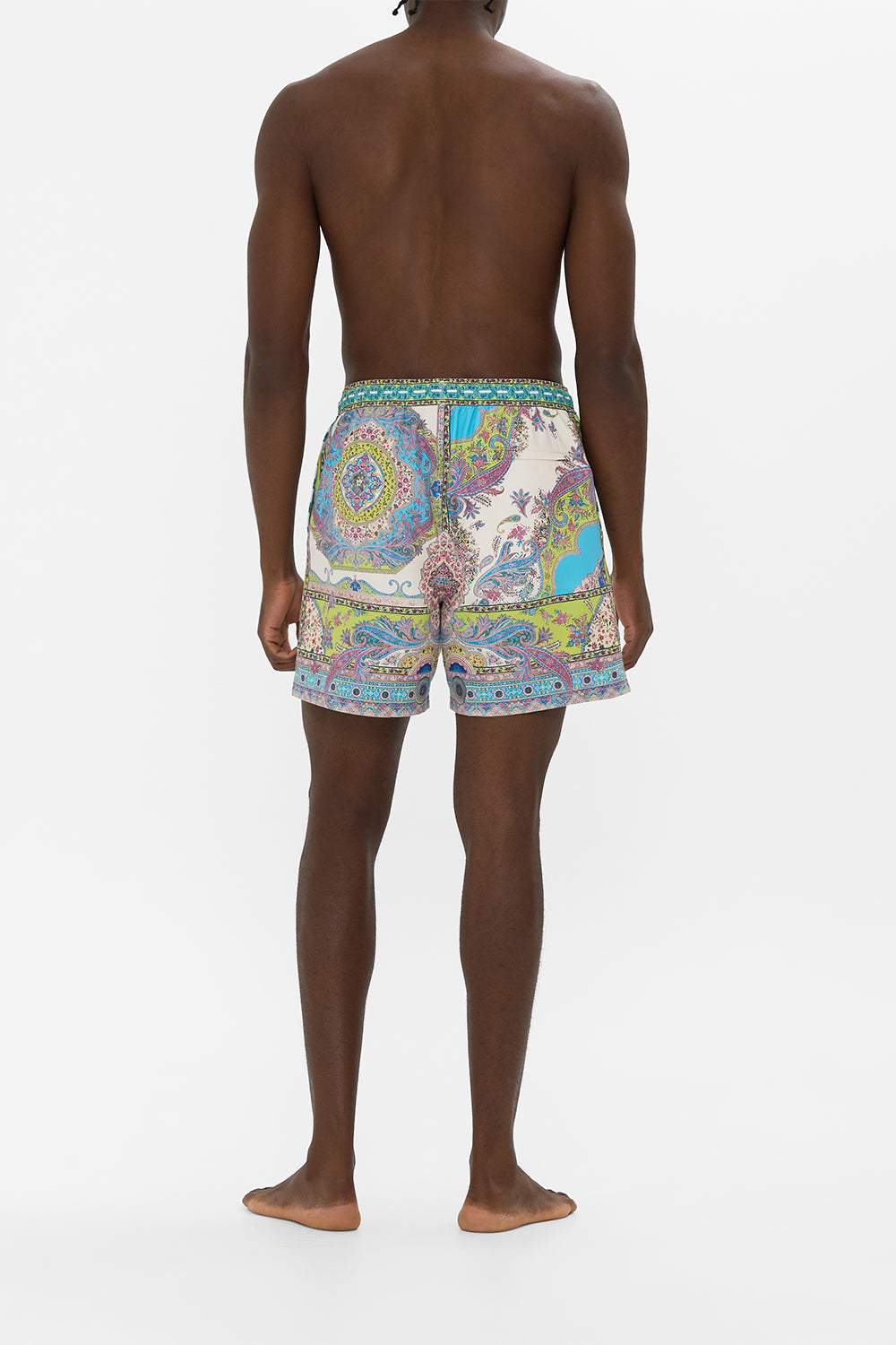 MID LENGTH BOARDSHORT WITH ELASTIC WAIST MAGIC CARPET RIDE