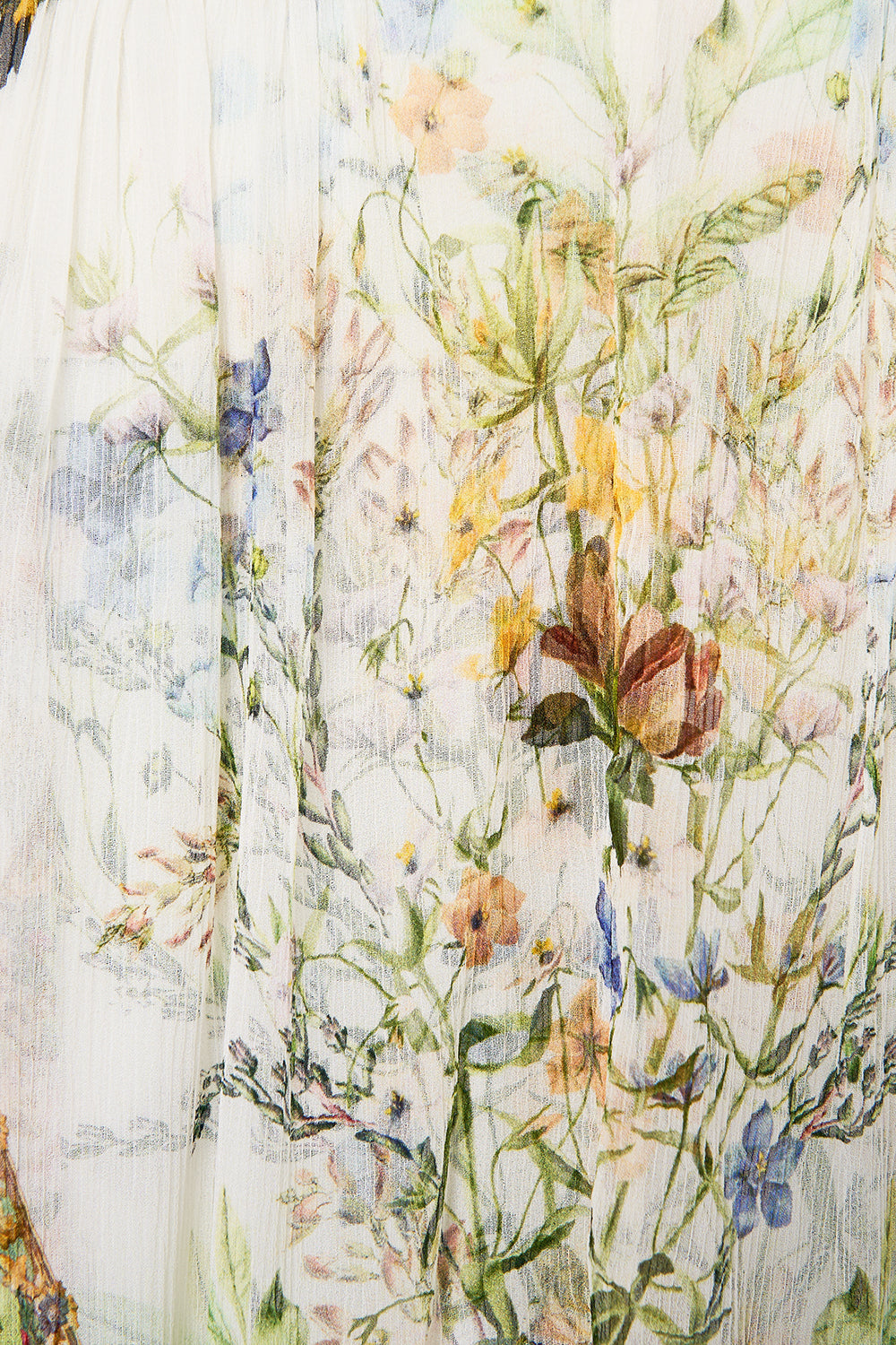 The CAMILLA Flared Sleeve Dress in our Dressing Room Drama print.