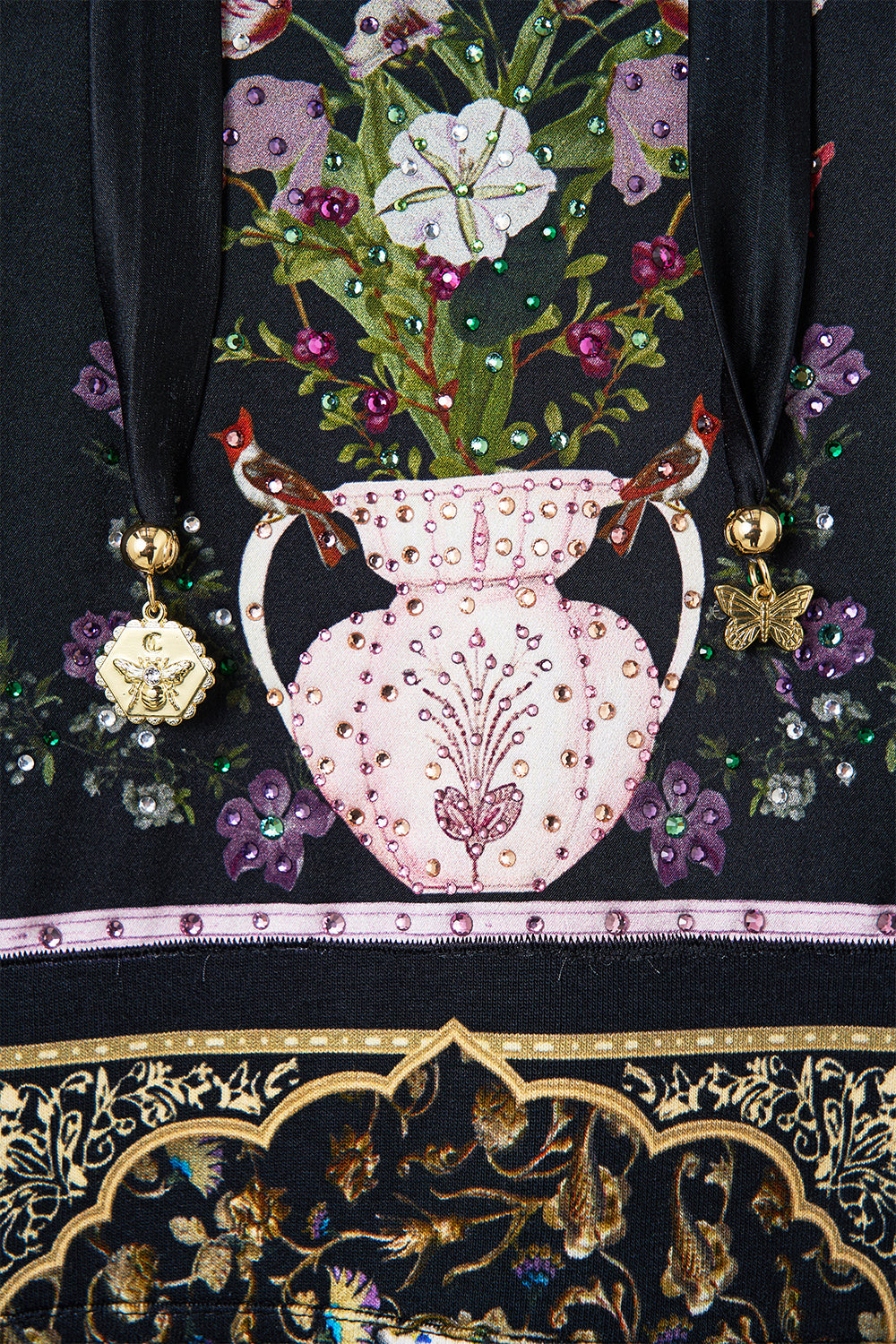 SILK HEM BAND BOYFRIEND HOODIE OTTOMAN ELEGANCE