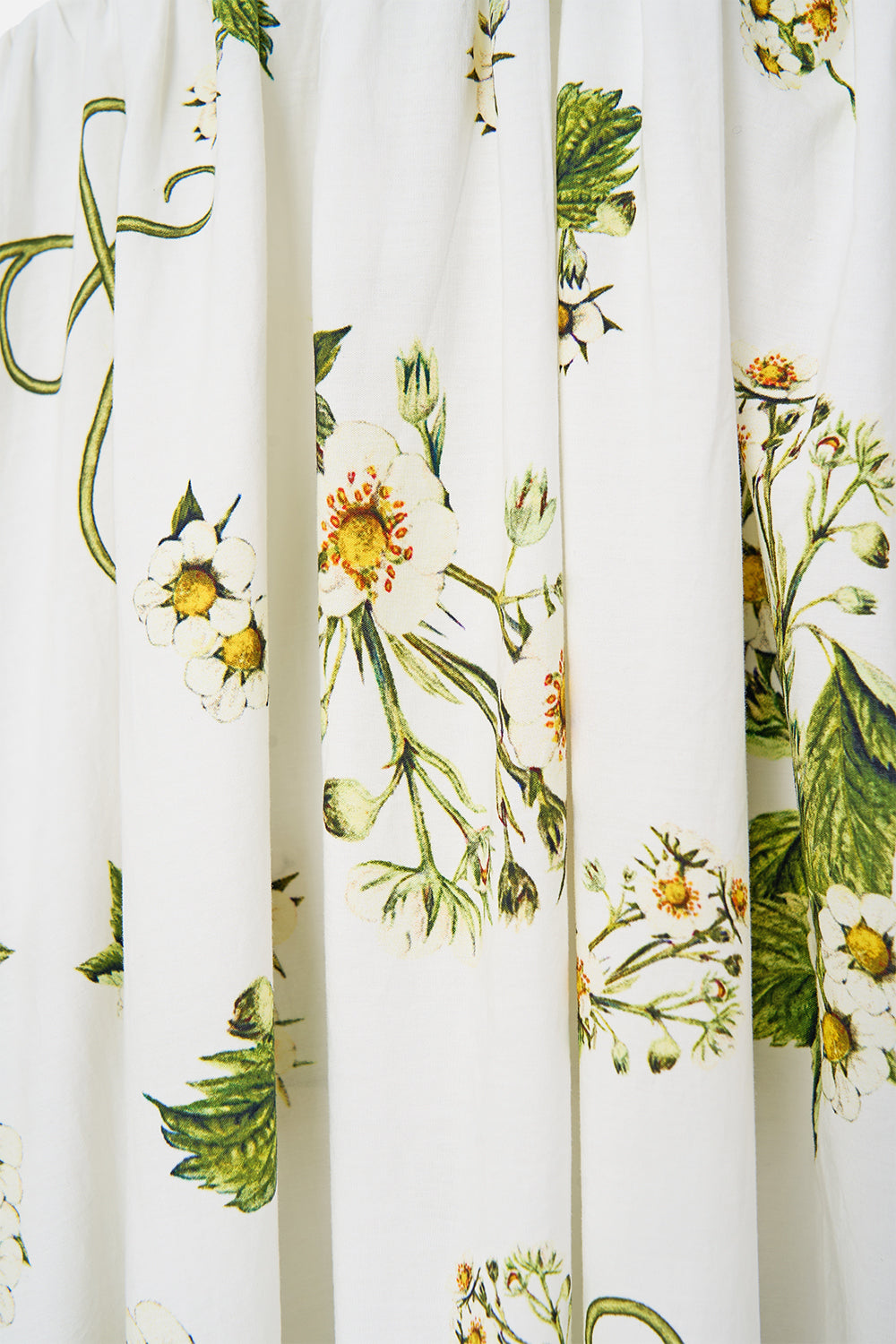 The CAMILLA Ruffle Hem Halter Dress in our Botanical Utopia print.