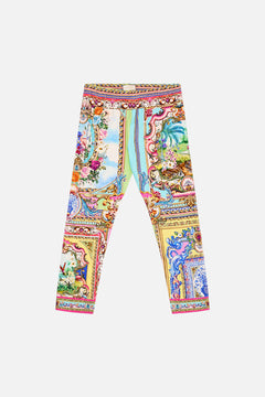 The CAMILLA Kids Leggings With Elastic Waist 4-10 in our Spirit Of Santa Maria print.