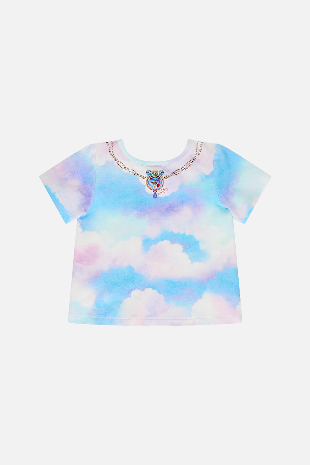 The CAMILLA Babies Short Sleeve Tee in our Spirit Of Santa Maria print.