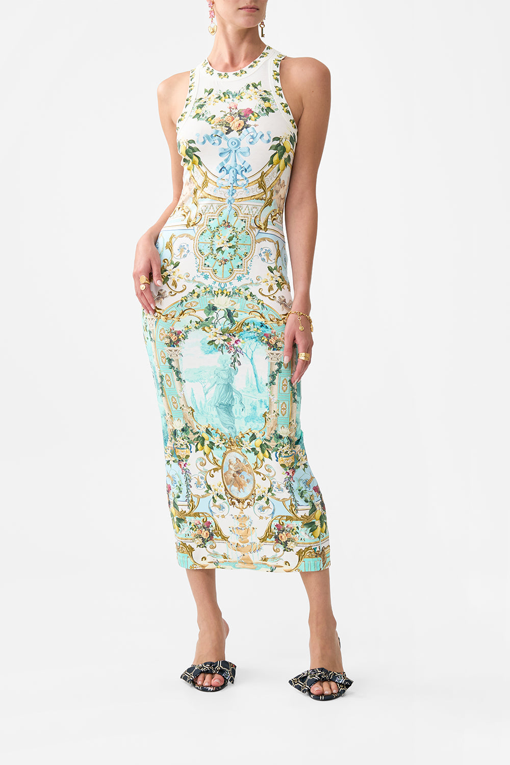 The Venus On A Vespa Jersey Tank Dress | CAMILLA US – CAMILLA
