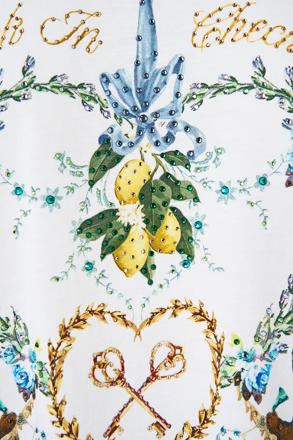 SLIM FIT ROUND NECK T-SHIRT VENUS ON A VESPA