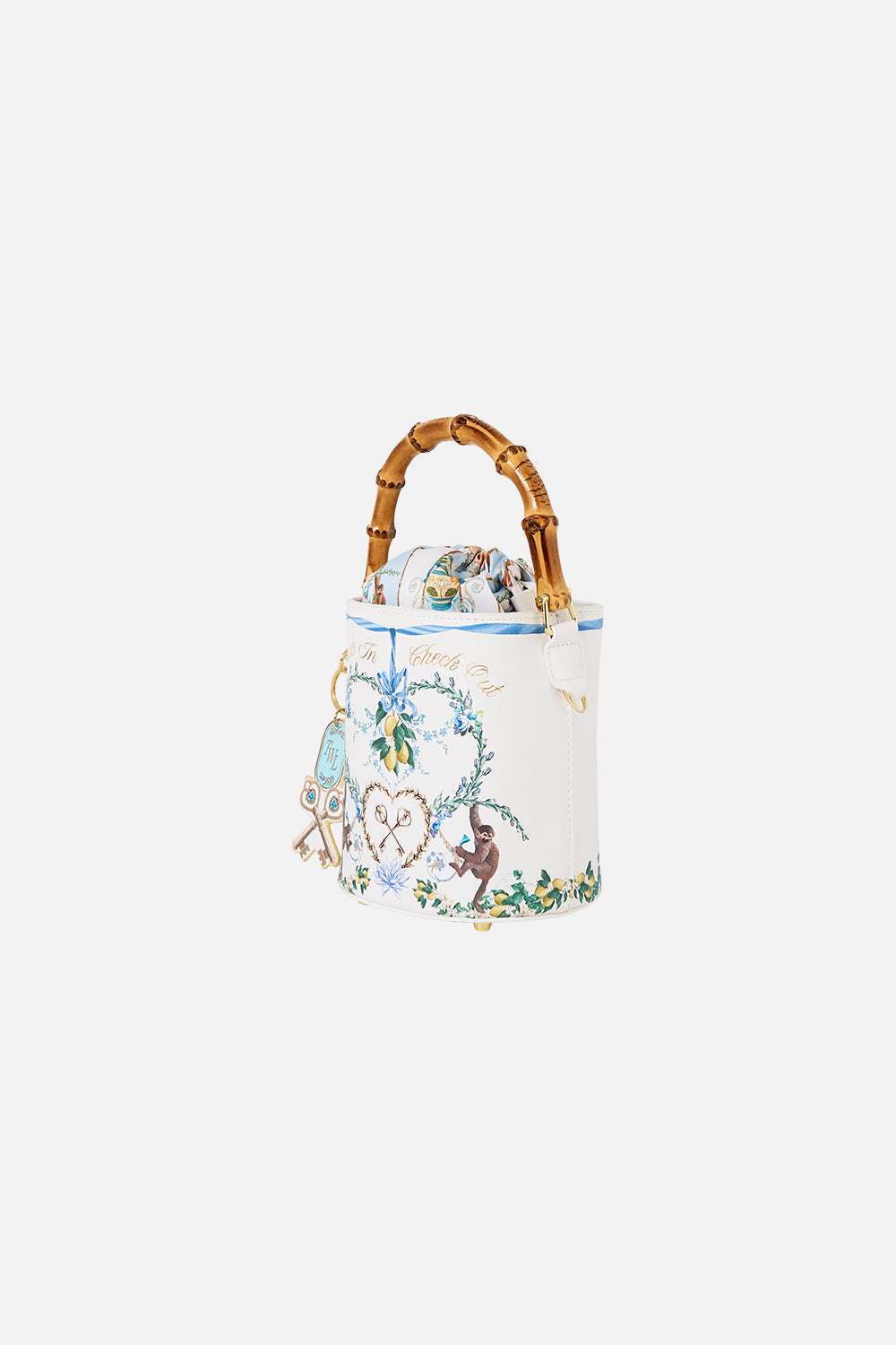 The Venus On A Vespa Drawstring Bucket Bag | CAMILLA US – CAMILLA