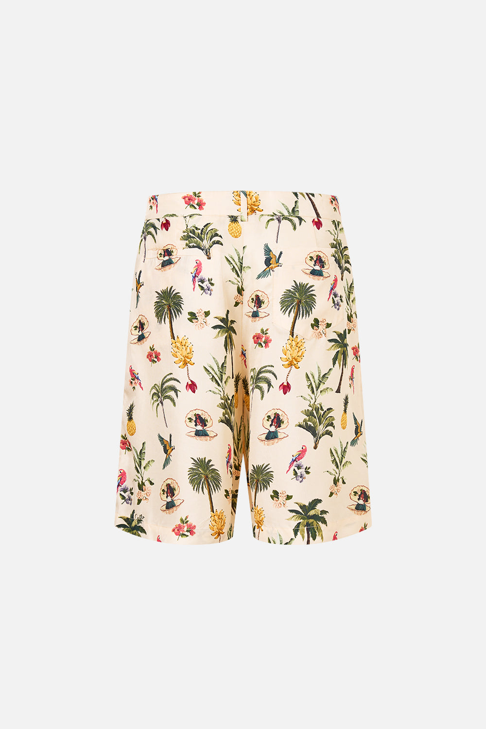 FIXED WAIST MID LENGTH WALK SHORT WELCOME TO THE WHITE LOTUS