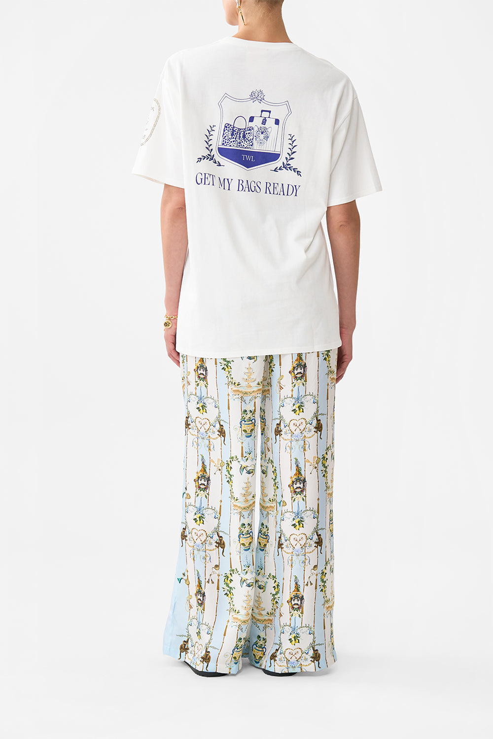 CAMISETA DE BANDA HOLGADA VENUS EN UNA VESPA