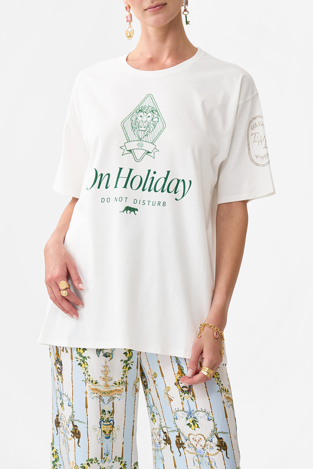 CAMISETA DE BANDA HOLGADA VENUS EN UNA VESPA