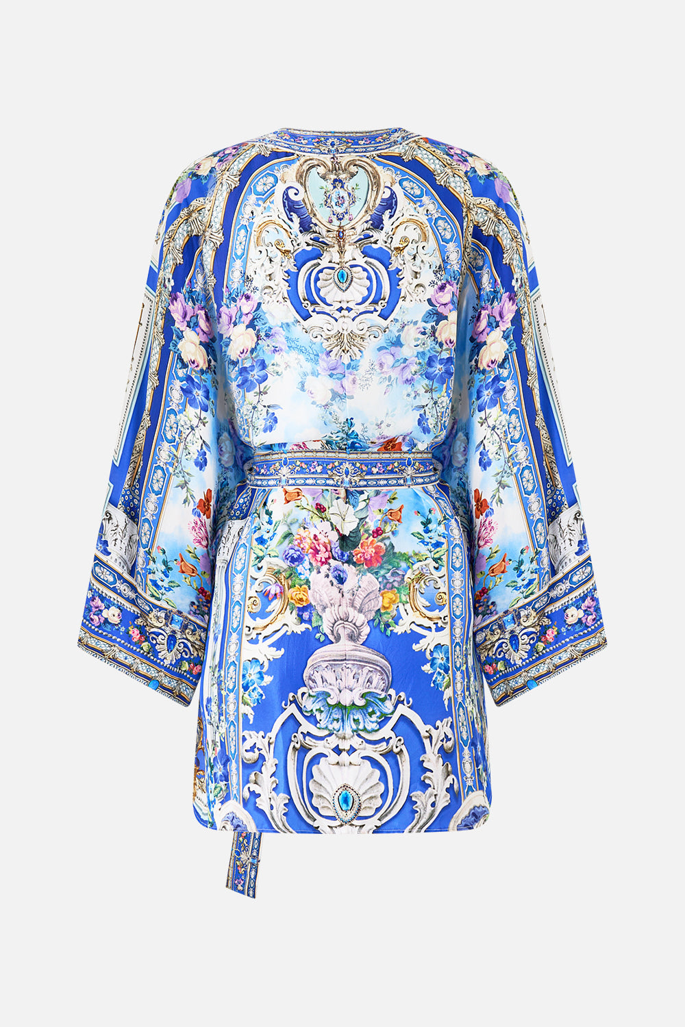 SHORT KIMONO WRAP OTTOMAN OPULENCE