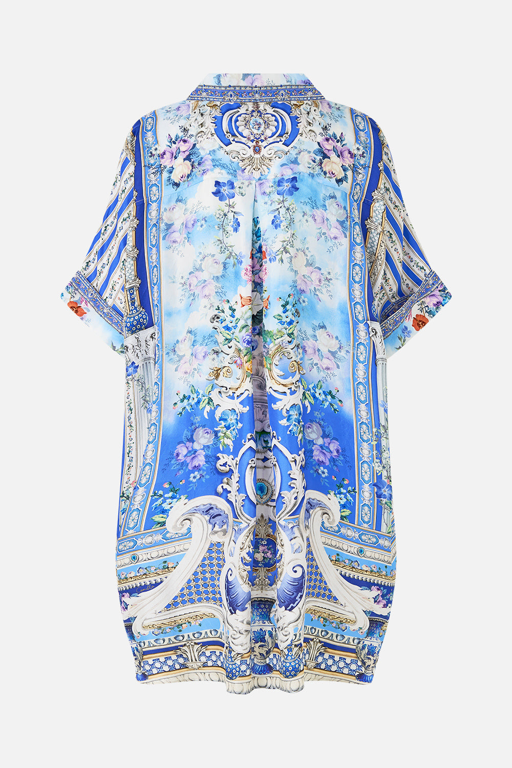 The CAMILLA OVERSIZED POCKET TUNIC OTTOMAN OPULENCE in our  print.