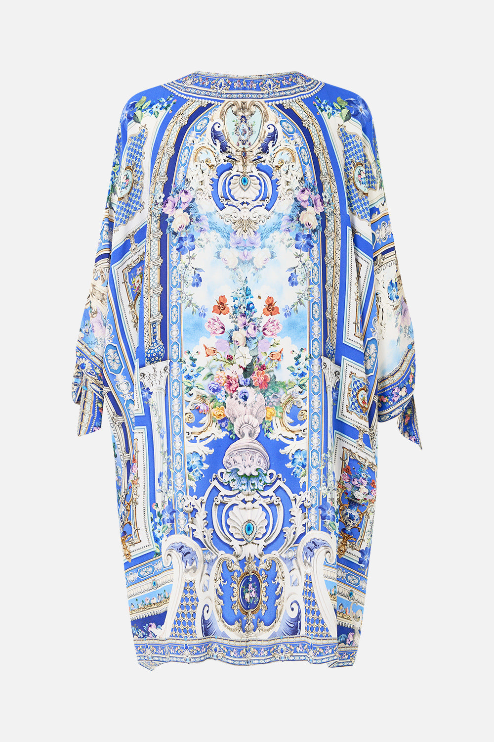 TIE SLEEVE SHORT V NECK KAFTAN OTTOMAN OPULENCE