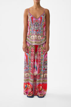 V-NECK BIAS CAMI HEIRLOOM EMPIRE