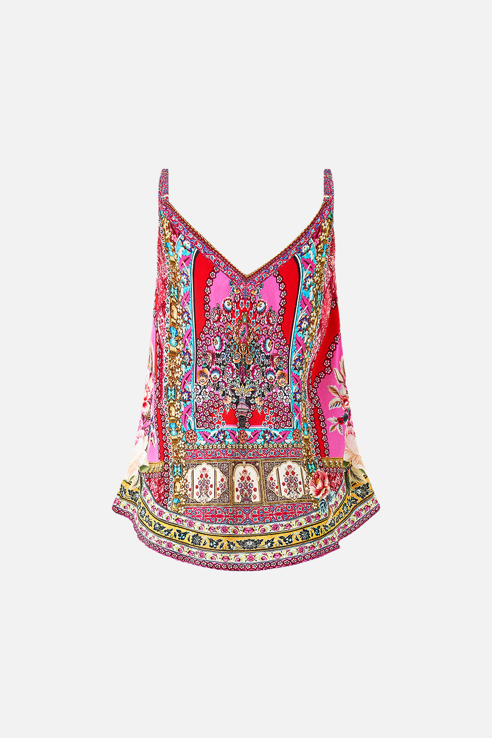 V-NECK BIAS CAMI HEIRLOOM EMPIRE
