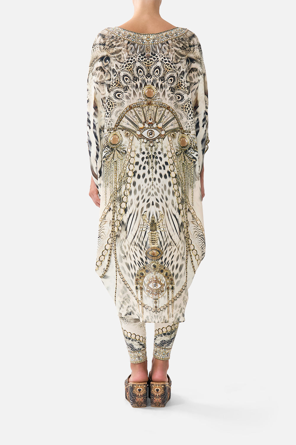 SCOOP BACK HEM DRESS LADY LIONHEART